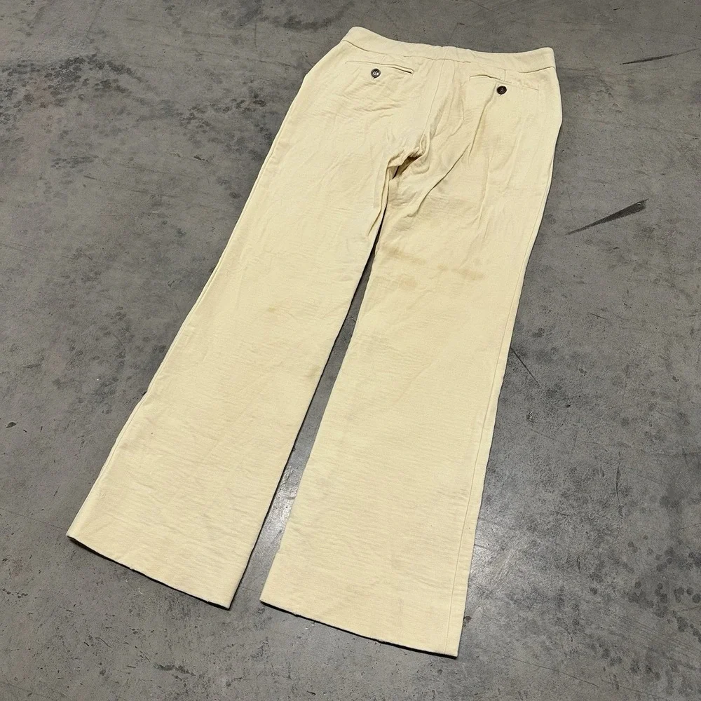 Dolce & Gabbana Vintage 90's Wool Blend Pants Beige Size 40 Made In‎ Italy